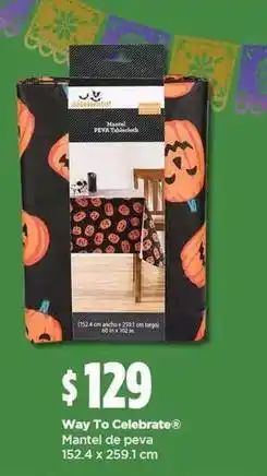 Bodega Aurrerá Mantel de peva oferta