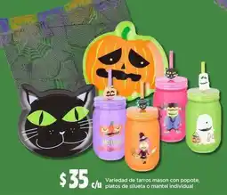 Bodega Aurrerá Mason jars with straws oferta