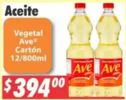 Casa Ley Ave Aceite Vegetal Cartón oferta