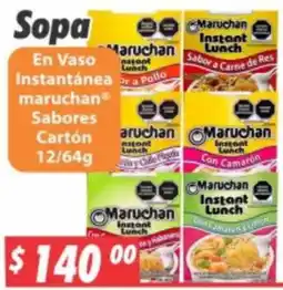 Casa Ley Maruchan Sopa En Vaso Instantánea oferta