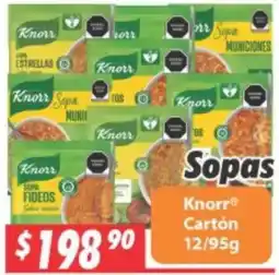 Casa Ley Knorr Sopas oferta