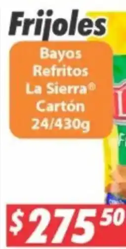 Casa Ley La Sierra Frijoles Bayos Refritos oferta