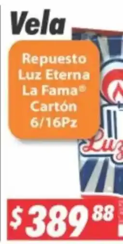 Casa Ley Vela Repuesto Luz Eterna La Fama oferta