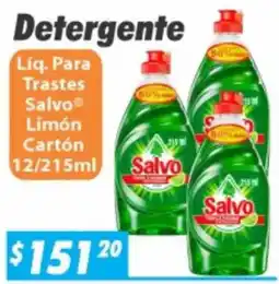 Casa Ley Salvo Líq. Para Trastes Limón Cartón oferta
