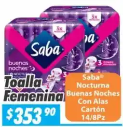 Casa Ley Saba Toalla Femenina Nocturna Buenas Noches Con Alas oferta