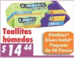 Casa Ley Kimbies Toallitas húmedas oferta