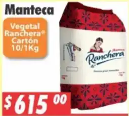 Casa Ley Manteca Vegetal Ranchera oferta