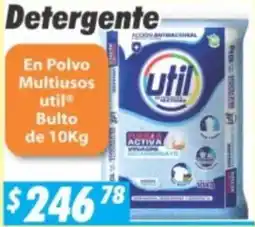 Casa Ley util detergente en polvo multiusos oferta