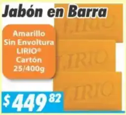 Casa Ley Lirio Jabón en Barra Amarillo Sin Envoltura oferta