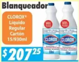 Casa Ley Clorox liquido regular carton oferta
