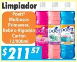 Casa Ley Poett Multiusos Primavera, Bebé o Algodón Cartón oferta