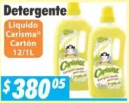 Casa Ley Detergente Líquido Carisma Cartón oferta
