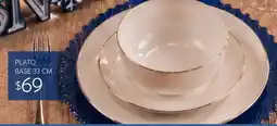Soriana Súper Plato base oferta