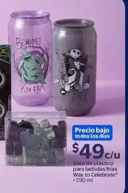 Walmart Express Vaso de plástico para bebidas frías Way to Celebrate oferta