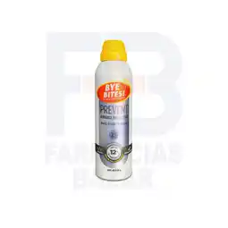 Farmacias Bazar REPELENTE DE INSECTOS BYE BITES PREVENT AEROSOL 170GR oferta