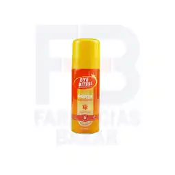 Farmacias Bazar REPELENTE DE INSECTOS BYE BITES FORTE AEROSOL 80GR oferta