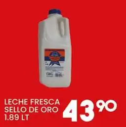 Alsuper leche fresca sello de oro oferta