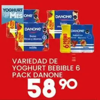 Alsuper Danone yoghurt bebible 6 pack oferta
