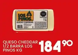 Alsuper los 4 pinos queso cheddar oferta