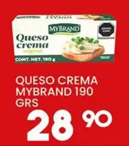 Alsuper mybrand queso crema oferta