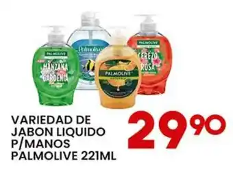 Alsuper Palmolive variedad de jabon liquido p/manos oferta
