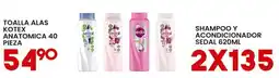 Alsuper sedal shampoo y acondicionador oferta