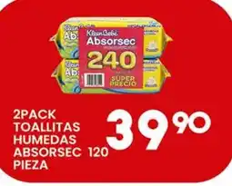 Alsuper KleenQebe toallitas humedas absorsec oferta
