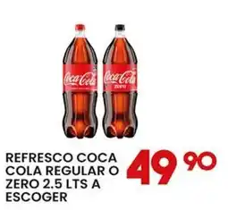 Alsuper Refresco Coca Cola Regular o Zero oferta