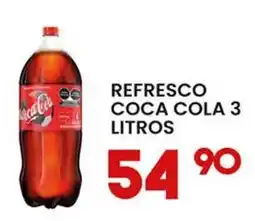 Alsuper Coca Cola Refresco 3 litros oferta