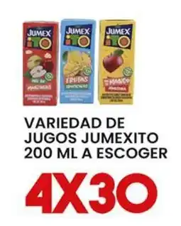 Alsuper Jumex variedad de jugos jumexito oferta