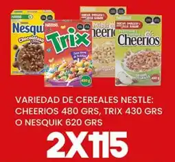 Alsuper Nestle variedad de cereales oferta