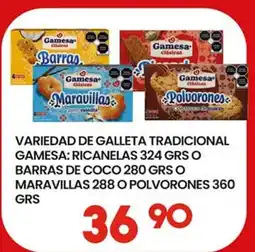 Alsuper Gamesa variedad de galleta tradicional oferta