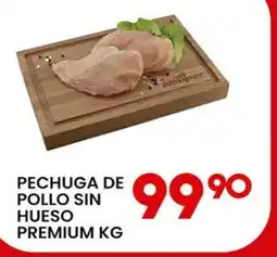 Alsuper Pechuga de pollo sin hueso premium oferta
