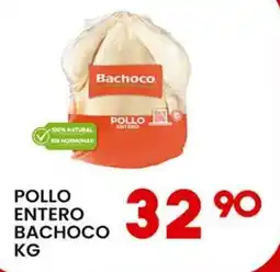 Alsuper Bachoco pollo entero oferta