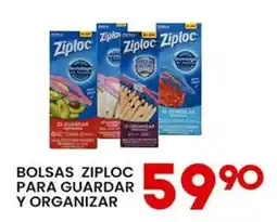 Alsuper Bolsas ziploc para guardar y organizar oferta