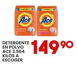 Alsuper Detergente en polvo Ace oferta