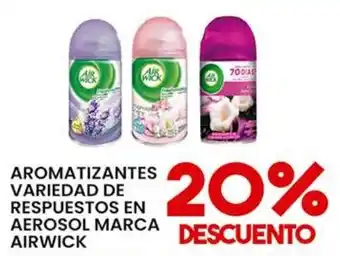 Alsuper airwick aromatizantes variedad de respuestos en aerosol oferta