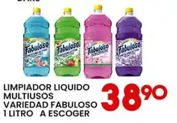 Alsuper Fabuloso limpiador liquido multiusos oferta