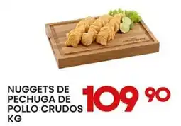 Alsuper nuggets de pechuga de pollo crudos oferta
