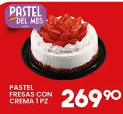 Alsuper Pastel fresas con crema oferta