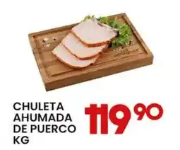 Alsuper Chuleta Ahumada De Puerco oferta