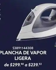 Woolworth Oster - plancha de vapor ligera oferta