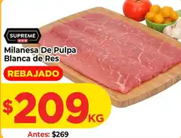 HEB Supreme Milanesa De Pulpa Blanca de Res oferta