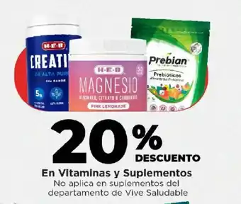 H-E-B Vitaminas y Suplementos