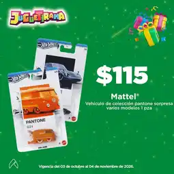 Bodega Aurrerá Mattel Vehículo de colección pantone sorpresa oferta