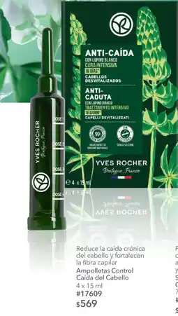 Yves Rocher Yves Rocher Ampolletas Control Caída del Cabello oferta