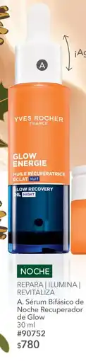 Yves Rocher Yves Rocher Sérums de Noche Recuperador de Glow oferta