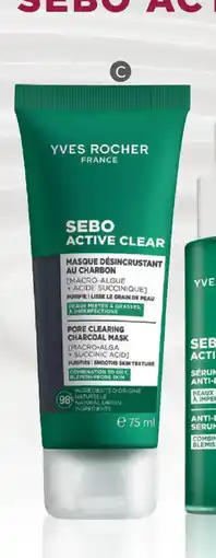 Yves Rocher Mascarilla Desincrustante con Carbón oferta
