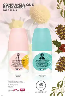 Yves Rocher Yves Rocher Antitranspirante Roll On oferta