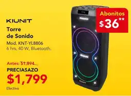 El Bodegón Kiunit Torre de Sonido oferta